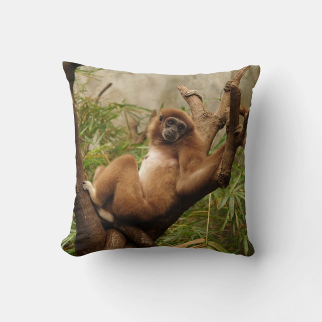 Almofada Macacos reversíveis num Travesseiro (Frente)