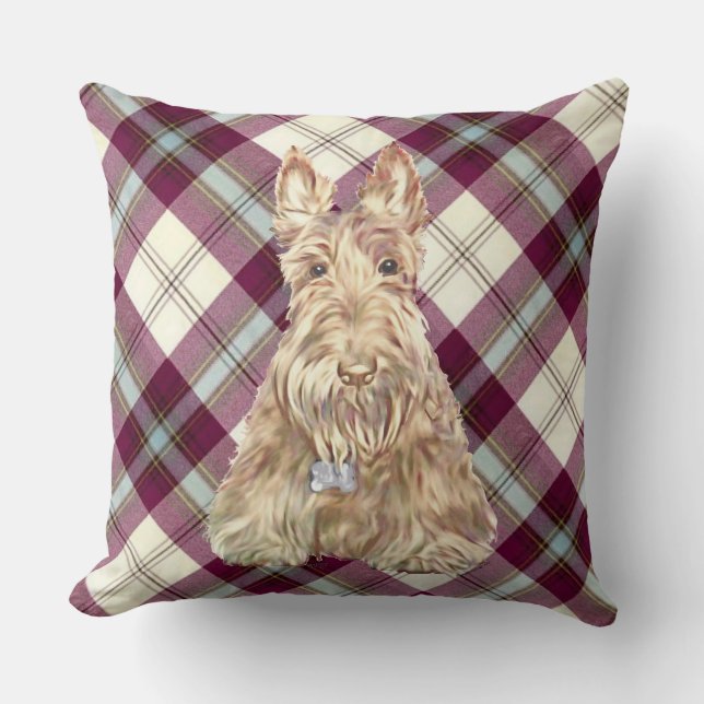 Almofada MacClean Tartan Scottie (Frente)
