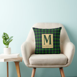 Almofada MacDonald Tartan Monograma M