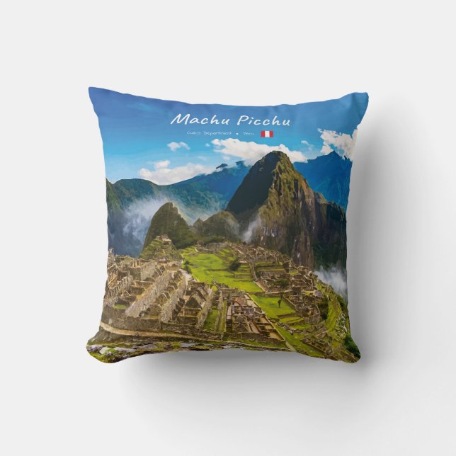 Almofada Machu Picchu, Peru - Ruínas da Cidadela Inca (Frente)
