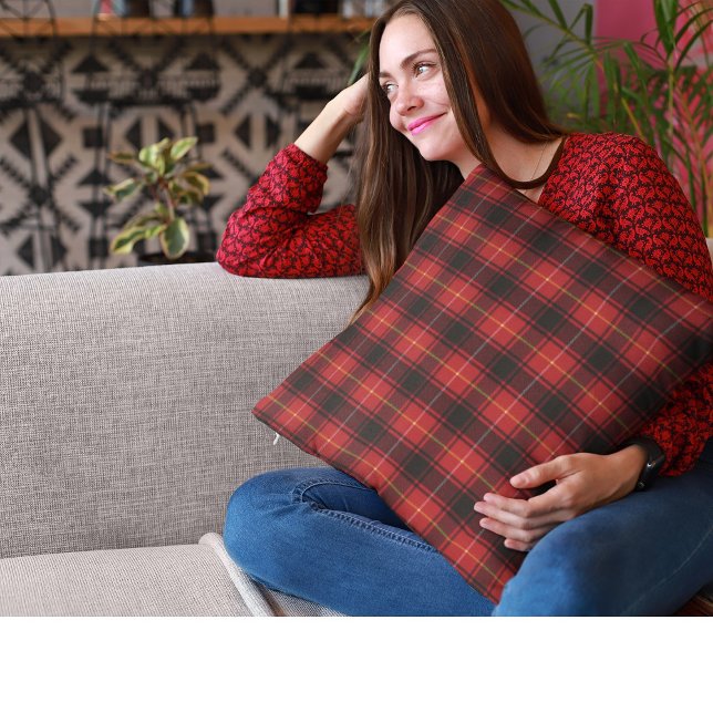 Almofada MacIvor Modern Original Tartan Escocês (Criador carregado)