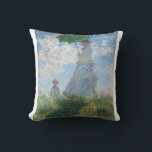 Almofada Madame Monet and Her Son by Claude Monet<br><div class="desc">Oscar-Claude Monet (UK: /ˈmɒneɪ/, US: /moʊˈneɪ, məˈ-/, French: [klod mɔnɛ]; 14 November 1840 – 5 December 1926) was a French painter and founder of impressionist painting who is seen as a key precursor to modernism, especially in his attempts to paint nature as he perceived it.[1] During his long career, he...</div>