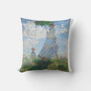 Almofada Madame Monet and Her Son by Claude Monet