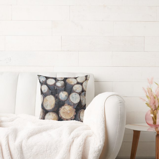 Almofada madeira em madeira ou madeira em madeira; fotograf (Sofá)