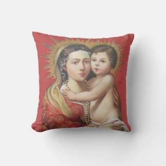 Almofada Madona e Menino