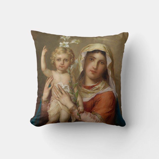 Almofada Madona e Menino (Frente)