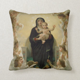 Almofada Madonna e criança