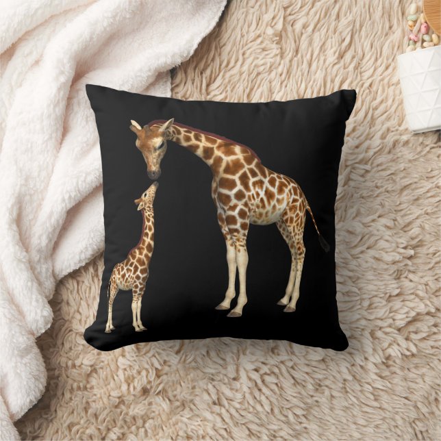 Almofada Madre Giraffe e Baby Giraffe (Cobertor)