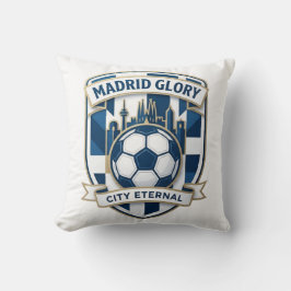 Almofada Madrid Majestic Skyline Glory, Soccer Heritage Fan