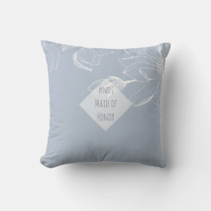 Almofada MADRINHA DE CASAMENTO GIFT Vermelhidão Azul Magno