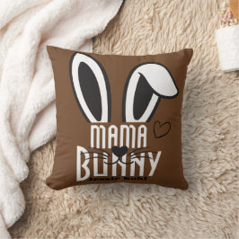 Almofada mãe bunny páscoa elegante família simples e fofa