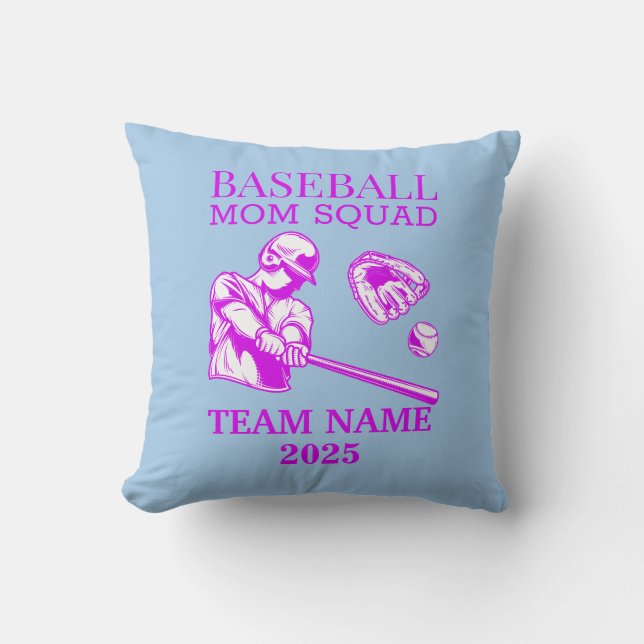Almofada Mãe de beisebol personalizada  (Frente)