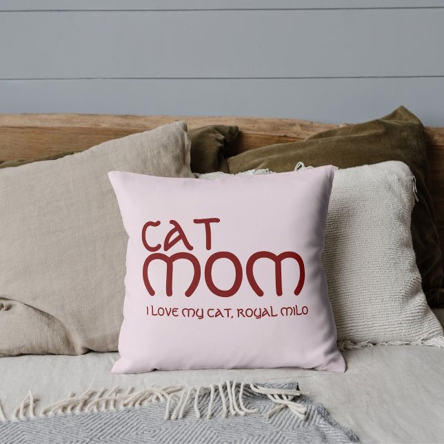 Almofada Mãe de Gato Amigos Animais Melhores Amigas Roteiro (Criador carregado)