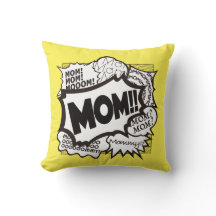 MÃE DE Travesseiro decorativo. Versão em banda des