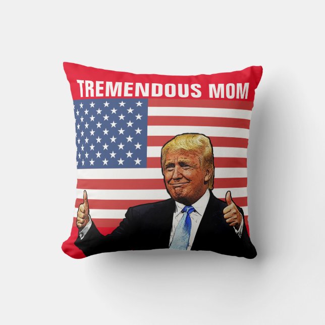 ALMOFADA MÃE DONALD TRUMP TRAVESSEIRO PARA MÃE TREMENDA (Frente)