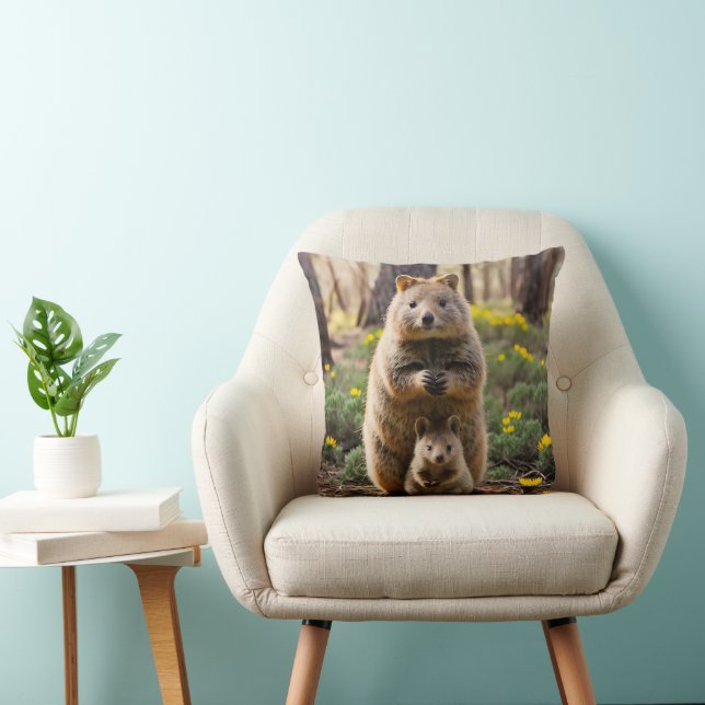 Almofada Mãe E Bebê Quokka, Cushion (Cadeira)