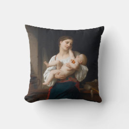 Almofada Mãe e Criança (por Bouguereau)