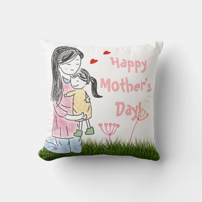 Almofada Mãe e Filha Personalizada (Frente)