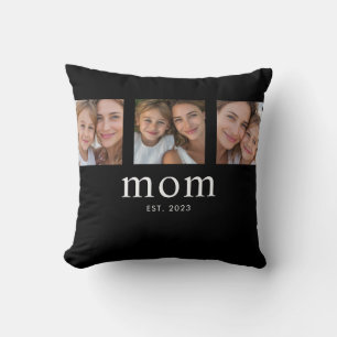 Almofada Mãe Estabeleceu Moderno Minimalista Preto 3 Foto