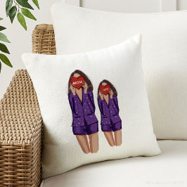 Almofada mãe, filha, dia de as mães, presente,