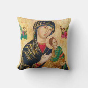 ALMOFADA MÃE MARY & BABY JESUS ART TRAVESSEIRO