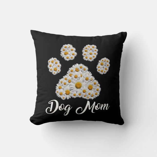 Almofada Mãe Melhor Cachorro Mãe Todos Os Aniversários (Frente)