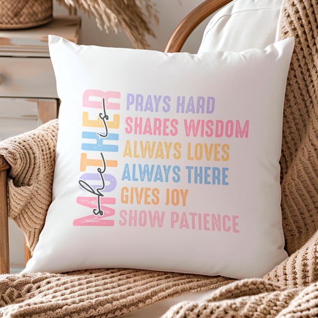 Almofada Mãe, Presente Moderno Para Mãe Legal E Engraçada (Criador carregado)