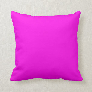 Almofada  Magenta brilhante (cor sólida) 