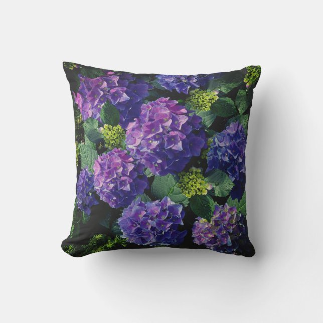 Almofada Magenta verde-esverdeado-roxa-esverdeado-esverdead (Frente)