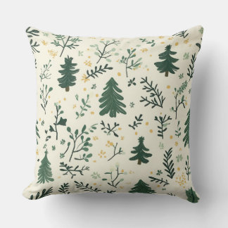 Almofada Magia Colorida de Inverno – Design Festivo de Nata