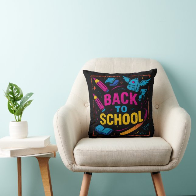 Almofada Magia de volta à escola - Design de Sonho Fantásti (Cadeira)
