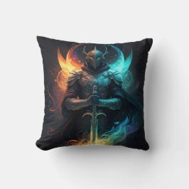 Almofada Magia Elfica: Cavaleiro com Espada Enfeitiçada