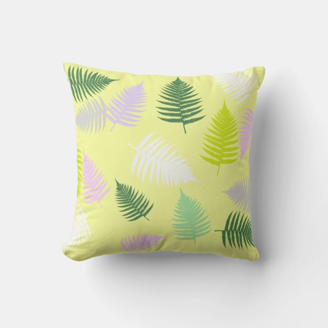 Almofada Magic Pastel Fern deixa Travesseiro decorativo de  (Frente)