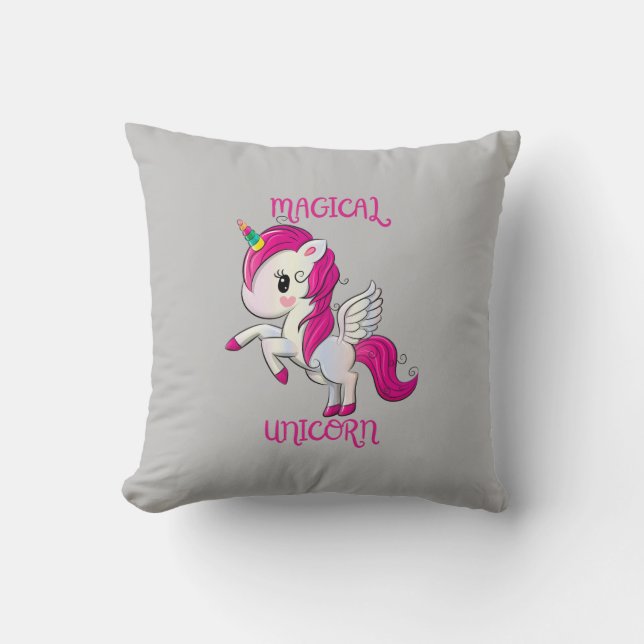 Almofada Magic Unicorn Lover Fan Club (Frente)