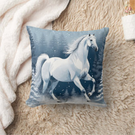 Almofada Magic White Winter Horse