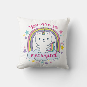 Almofada Mágico do Unicórnio Caticorn