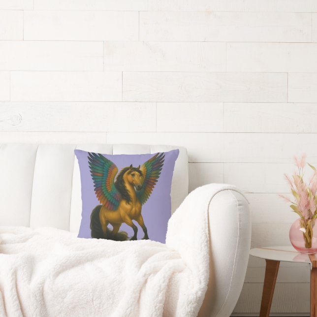 Almofada Magnificent Horse With Spectacular Wings (Sofá)