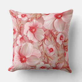 Almofada Magnífico Floral Grande a Rosa