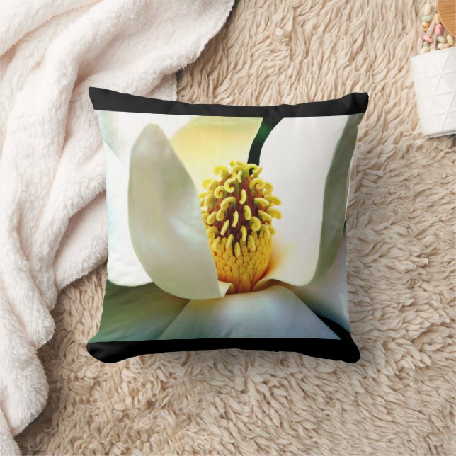 Almofada Magnolia Bloom Macro (Cobertor)