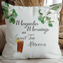 Almofada Magnolia Mornings Chá Doce à Tarde Sulista