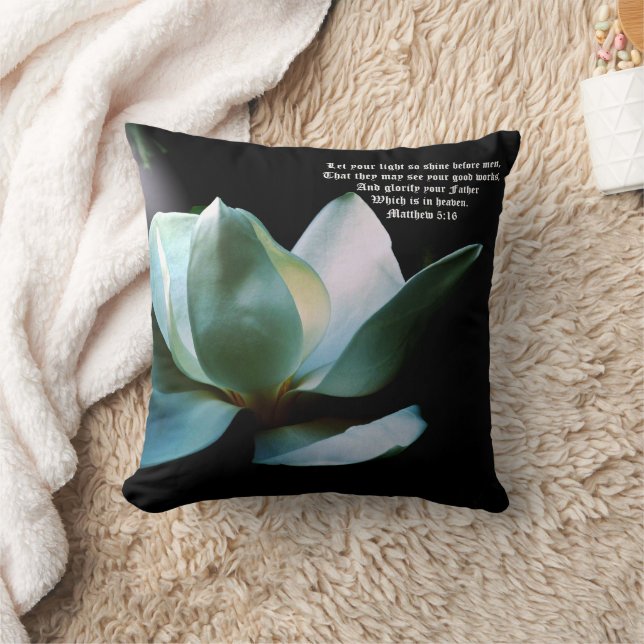 Almofada Magnolia Spotlight Matthew 5:16 (Cobertor)