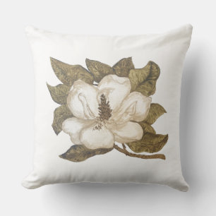 Almofada Magnolia Travesseiro decorativo Flor