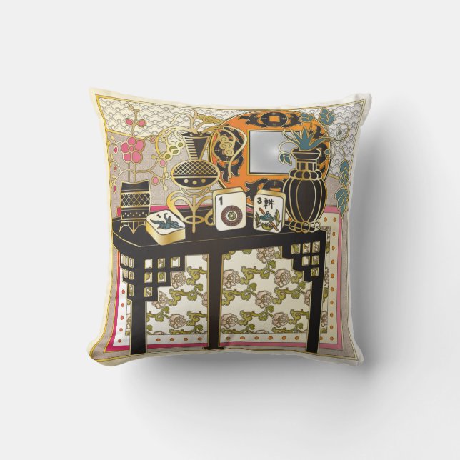 Almofada Mah Jongg Mesa (Frente)