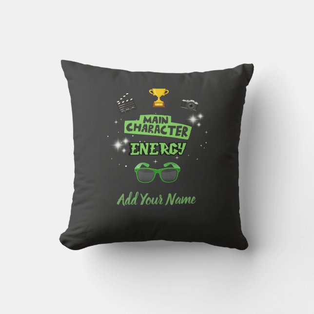 Almofada Main Character Throw Pillow (Frente)