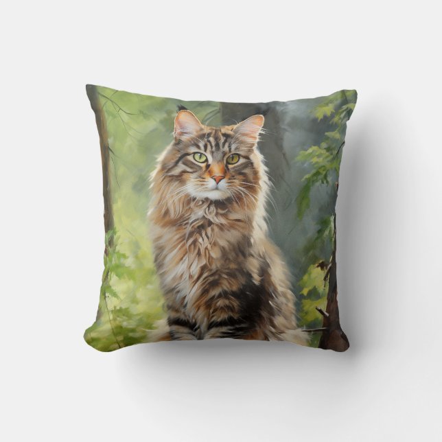 Almofada Maine Coon cat (Frente)