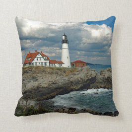 Almofada Maine Portland Head Lighthouse Foto