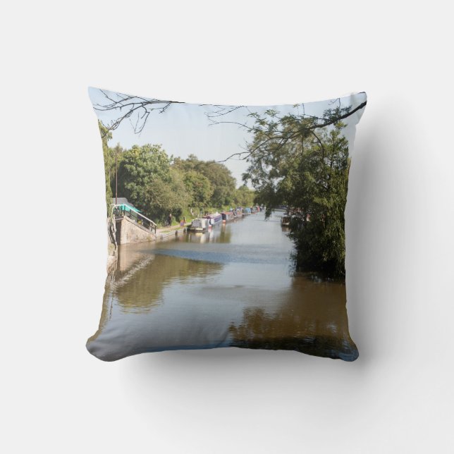 Almofada Mais alto do Canal Macclesfield Poynton Cheshire (Frente)