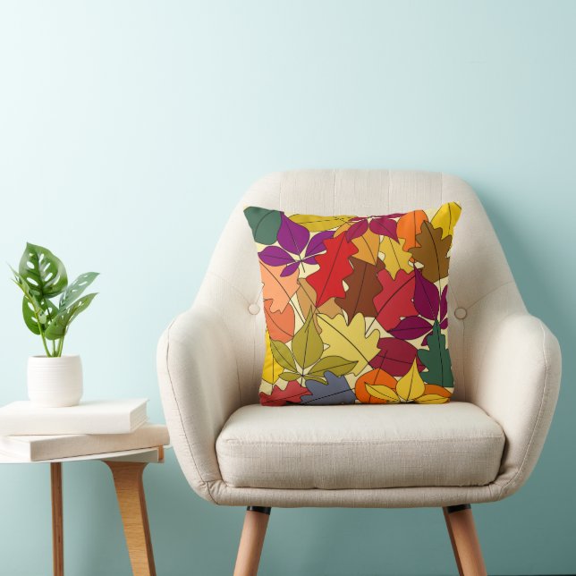 Almofada Mais Folhas de outono (Cadeira)