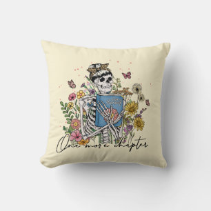 Almofada Mais um Capítulo Esqueleto Floral