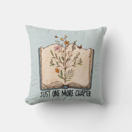 Almofada Mais um livro de capítulo flores silvestres borbol